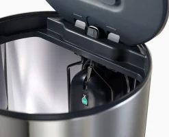 Arc™ 30L Easy-push Stainless-steel Pedal Trash Can Starter Set