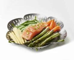 Bloom™ Stainless-steel Folding Steamer Basket