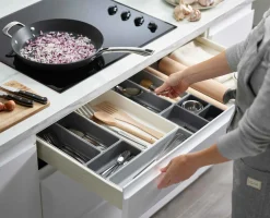 Blox™ 10-piece Gray Drawer Organizer Set