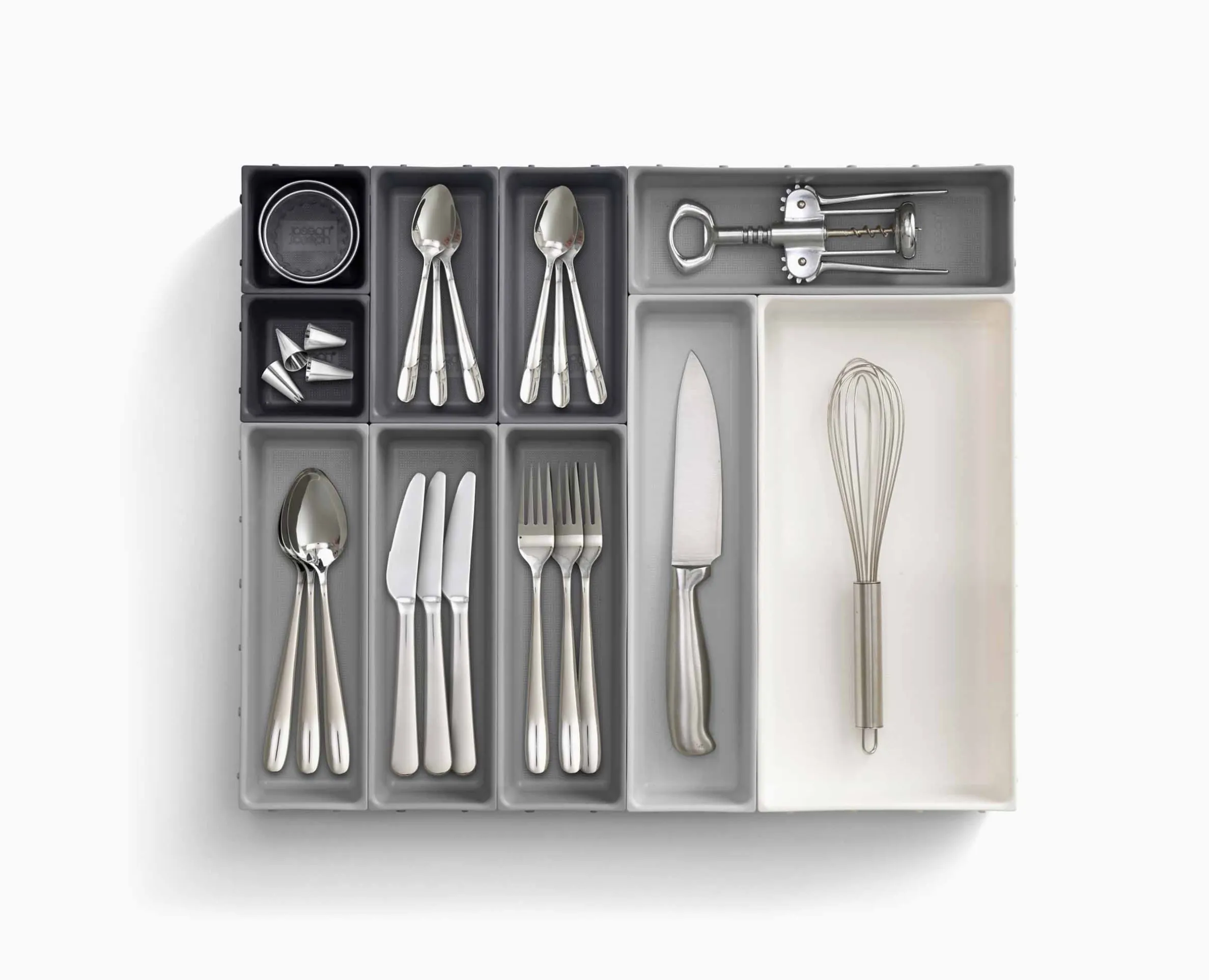 Blox™ 10-piece Gray Drawer Organizer Set