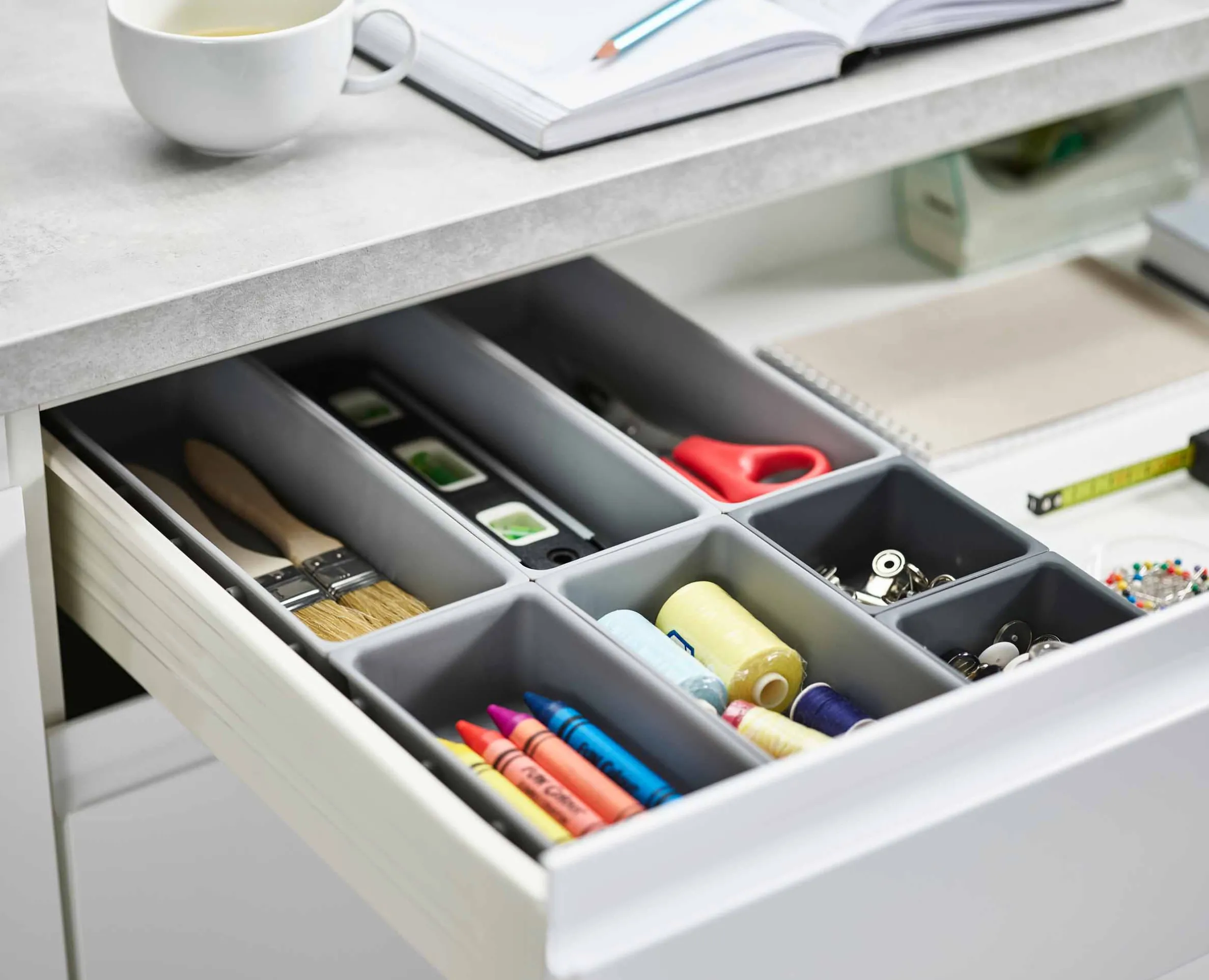 Blox™ 7-piece Gray Drawer Organizer Set