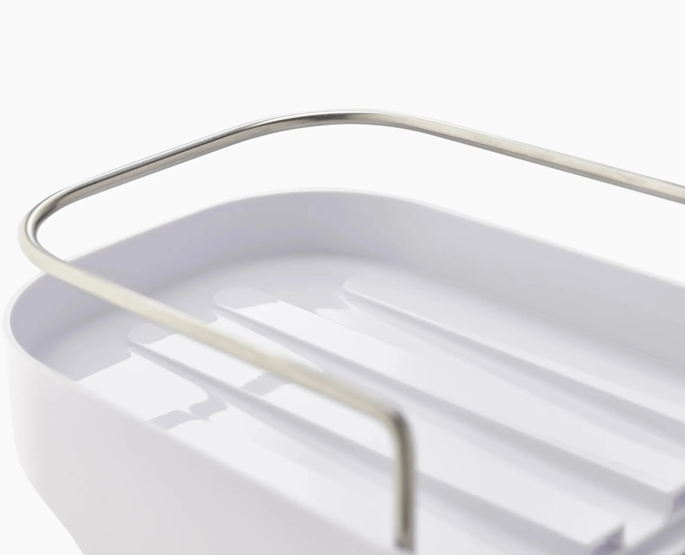 Capsule™ 4-tier White Shower Shelf
