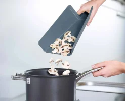 Chop2Pot™ Plus 2-piece Blue Cutting Board Set