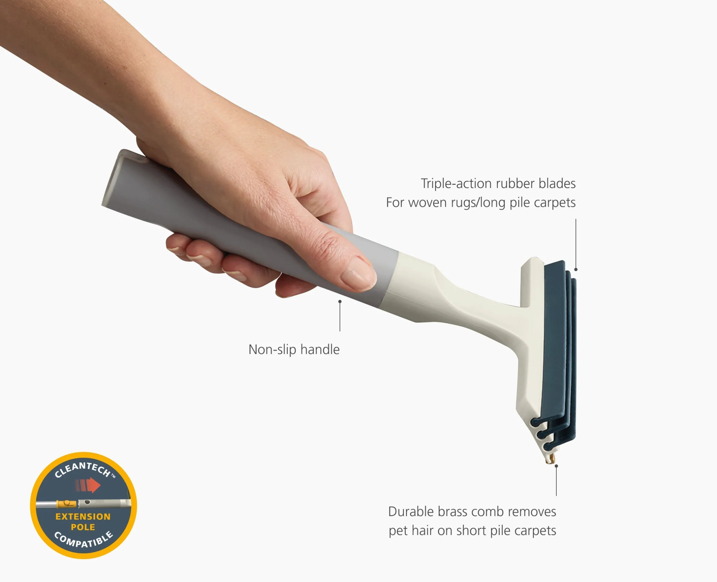 CleanTech™ 2-in-1 Carpet Cleaning Tool