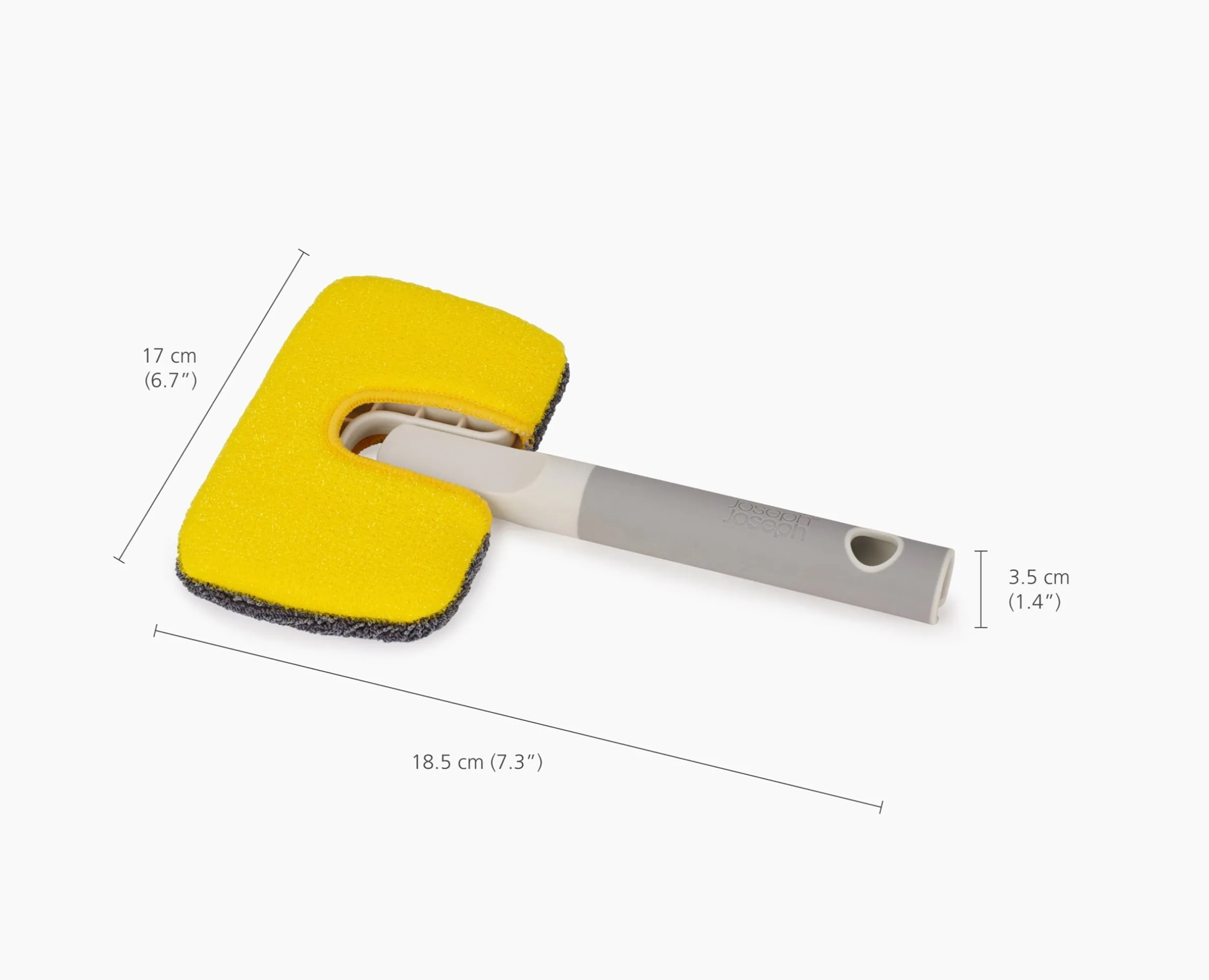 CleanTech™ 2-in-1 Surface Scrubber Tool with Extension Pole