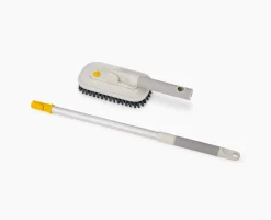 CleanTech™ 2-in-1 Tile Scrubber Tool with Extension Pole