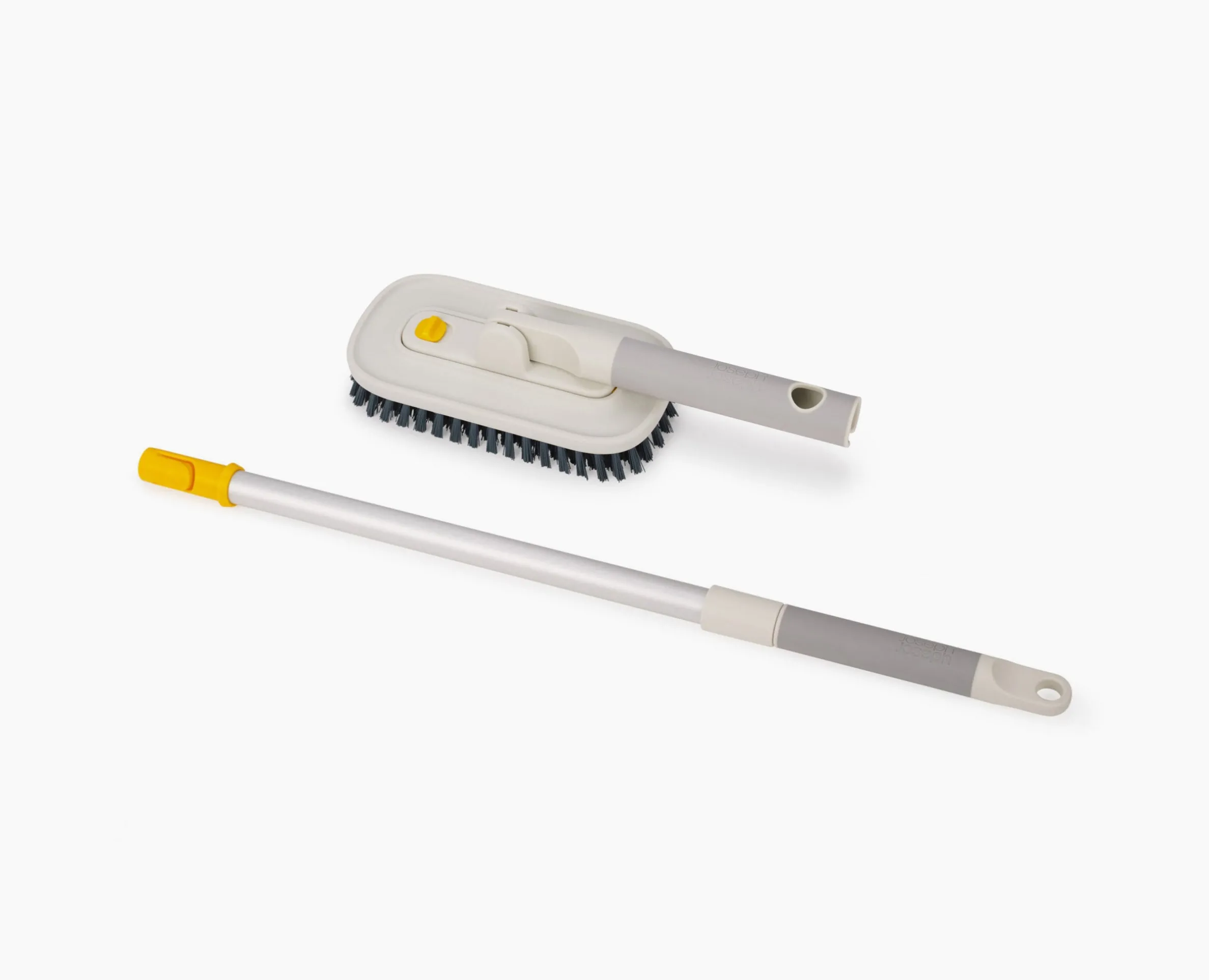 CleanTech™ 2-in-1 Tile Scrubber Tool with Extension Pole