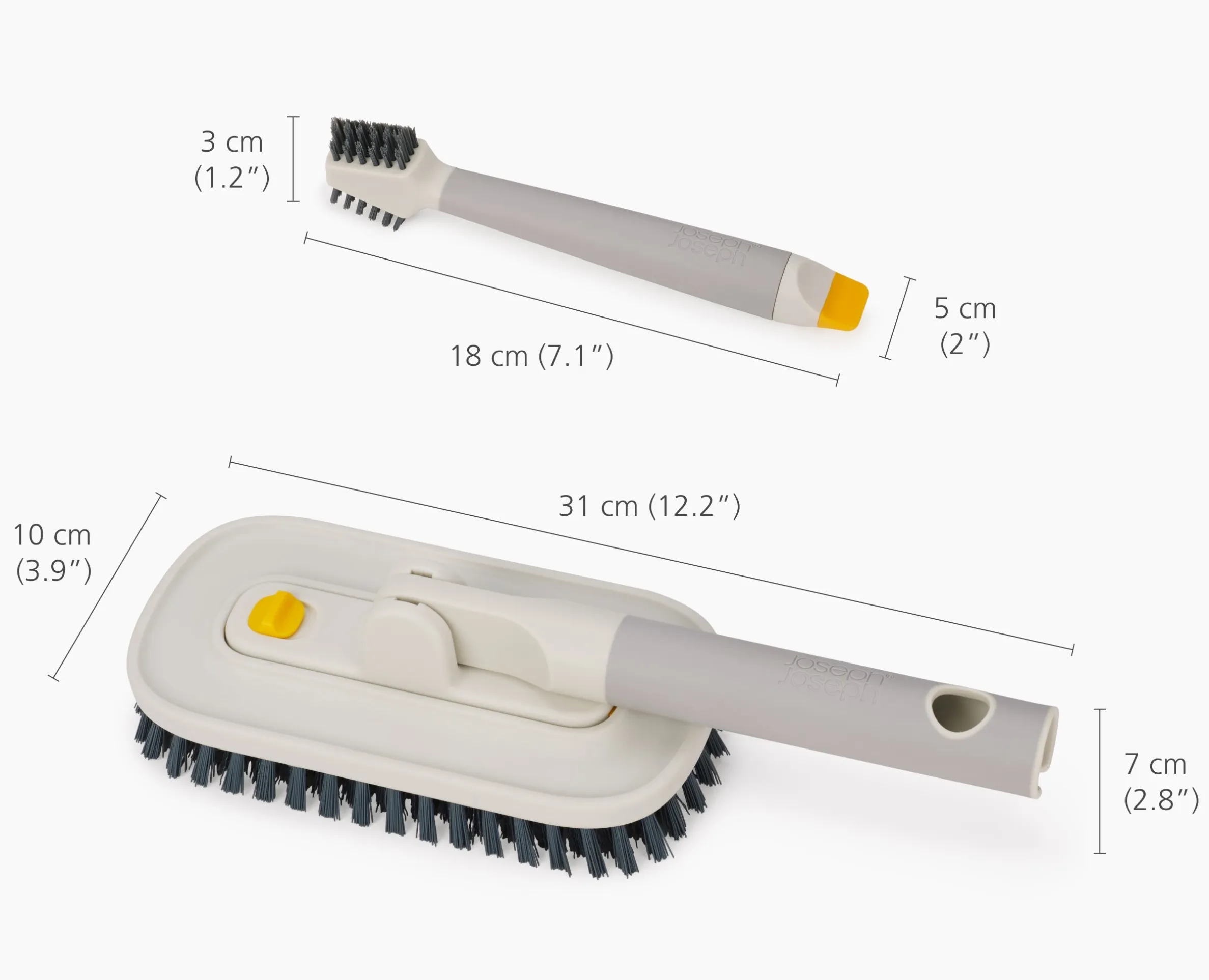 CleanTech™ 2-Piece Tile Scrubber & Spot Cleaning Tool Set