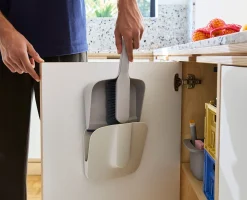 CleanTech™ Wall-Mounted Dustpan & Brush Set