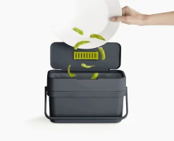 Compo™ 4L Gray Food Waste Caddy