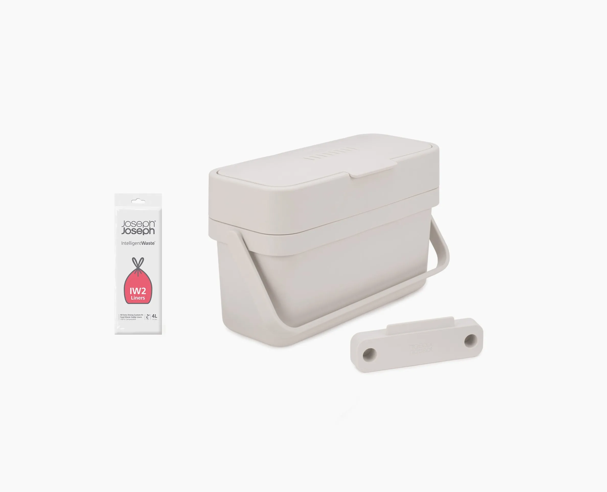 Compo™ 4L Stone Food Waste Caddy Starter Set