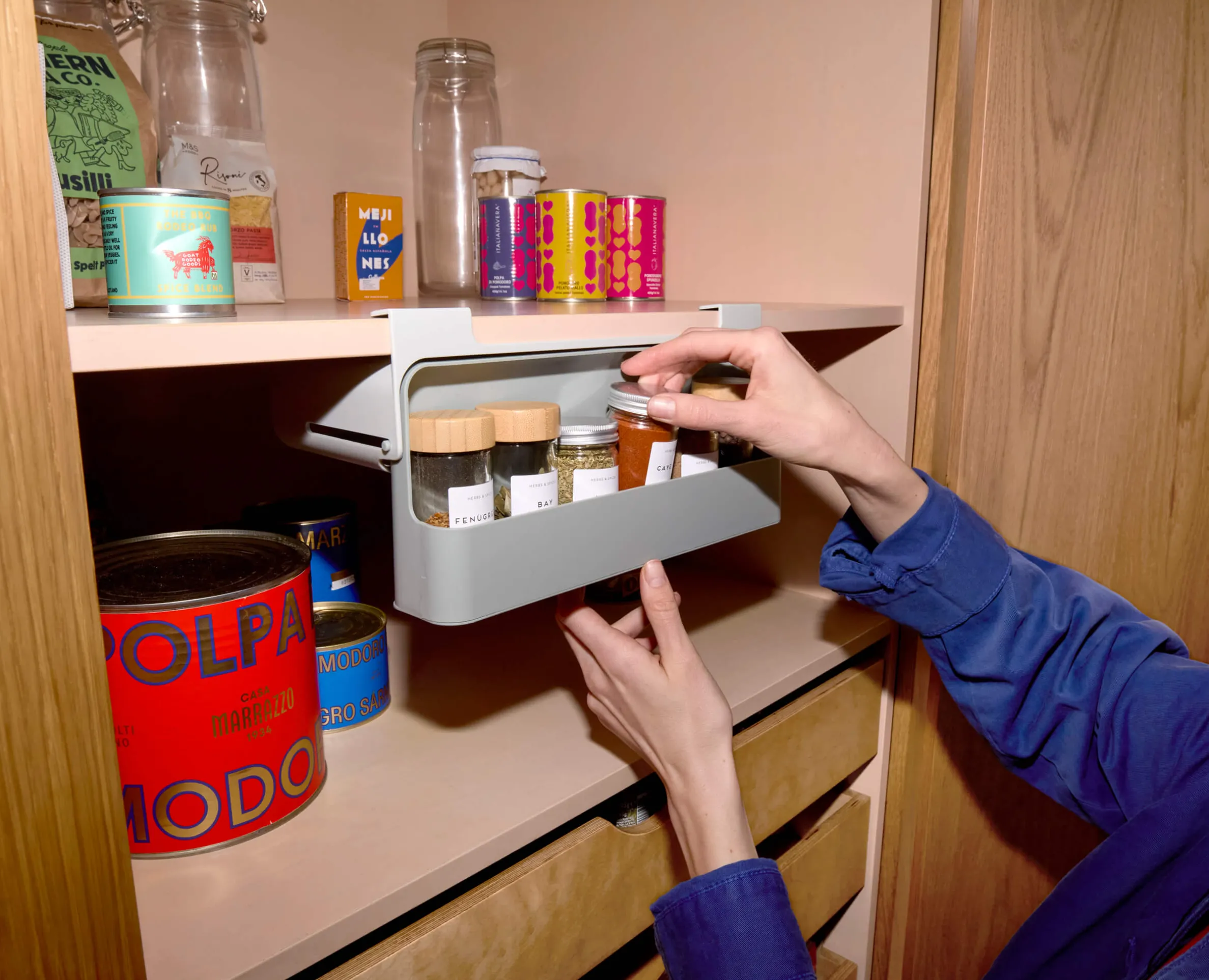 CupboardStore™ Under-Shelf Spice Rack