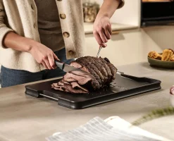 Cut&Carve™ Plus Multi-function Black Cutting Board
