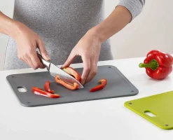 DoorStore™ Chop 2-piece Gray Chopping Board Set