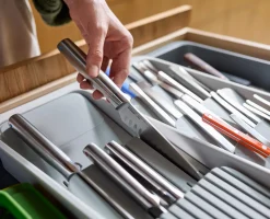 DrawerStore™ Expanding Tiered Cutlery, Utensil, Gadget & Knife Organizer
