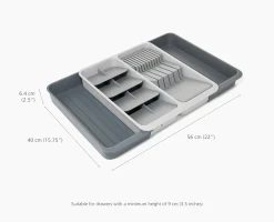 DrawerStore™ Expanding Tiered Cutlery, Utensil, Gadget & Knife Organizer