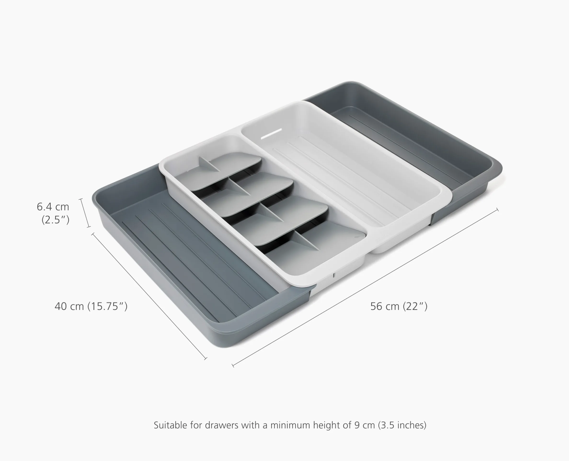 DrawerStore™ Expanding Tiered Cutlery, Utensil & Gadget Organizer