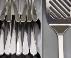 DrawerStore™ Gray Cutlery, Utensil & Gadget Organizer
