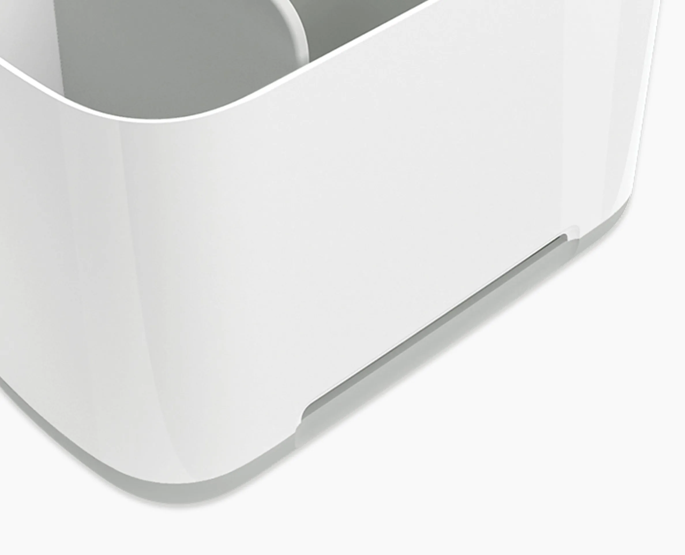 EasyStore™ Large Light Gray Toothbrush Holder