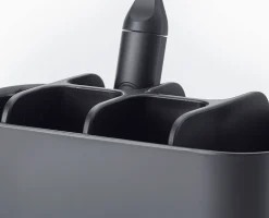 EasyStore™ Large Matt Black Toothbrush Holder