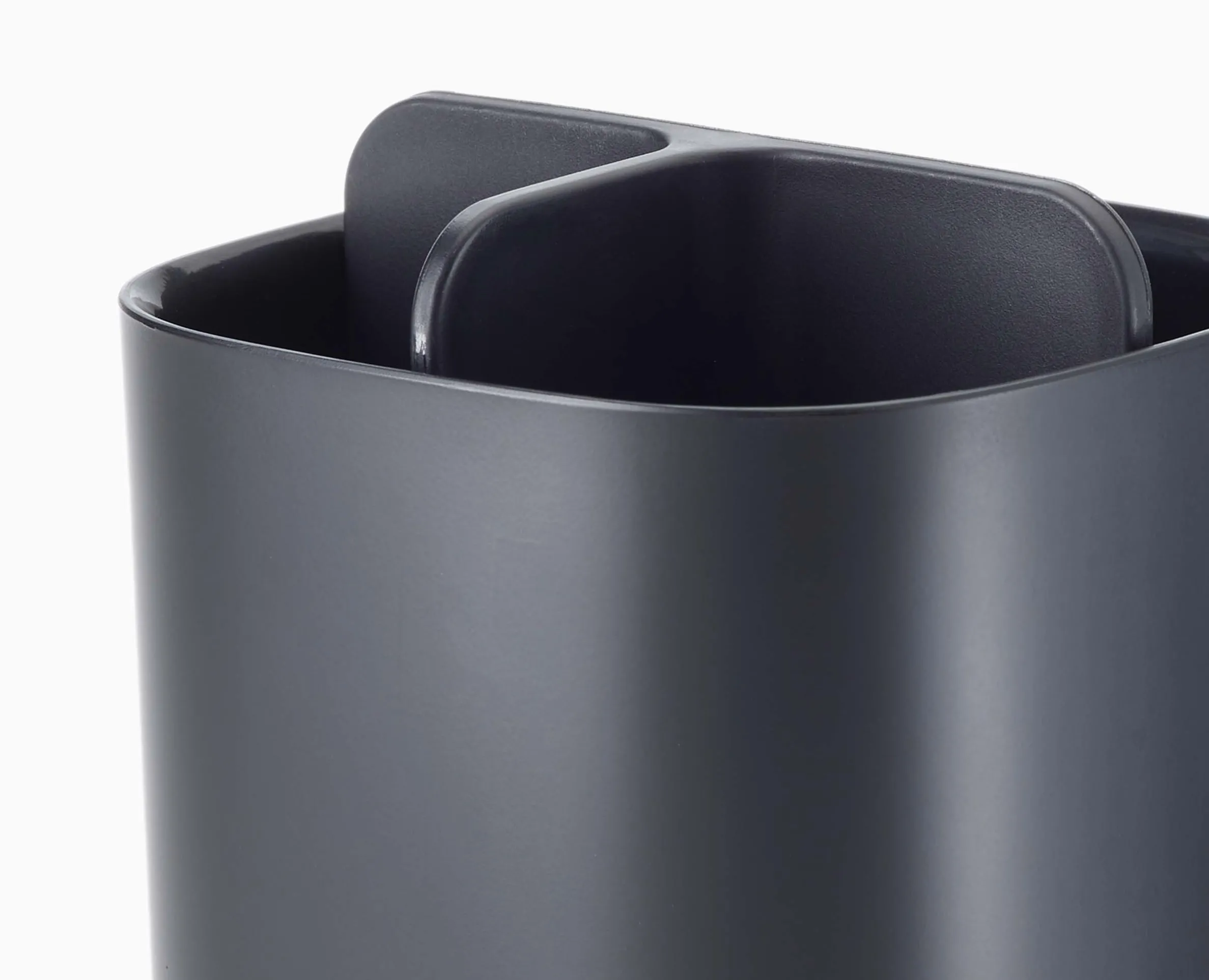 EasyStore™ Matt Black Toothbrush Holder