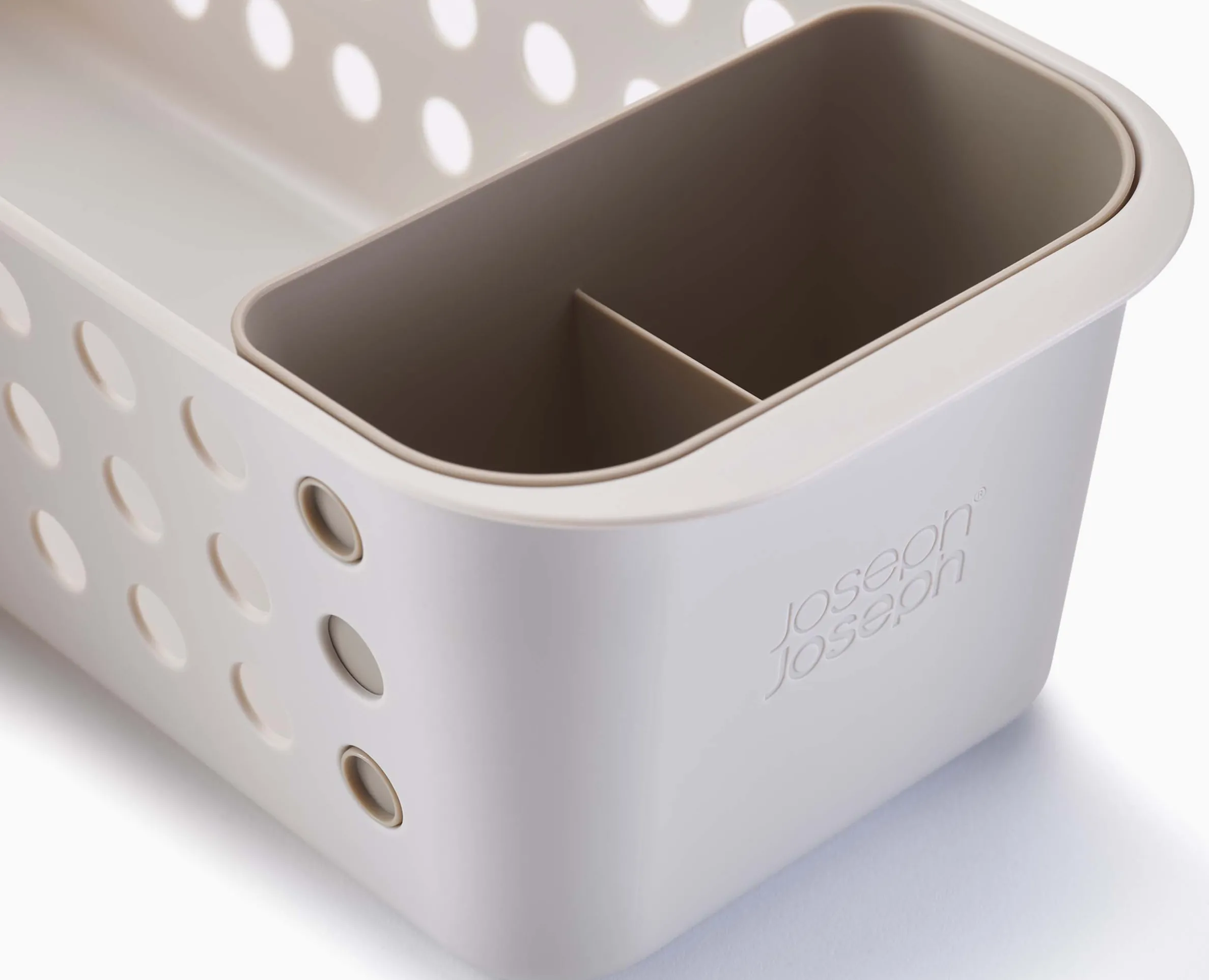 EasyStore™ Slimline Ecru Bathroom Storage Basket