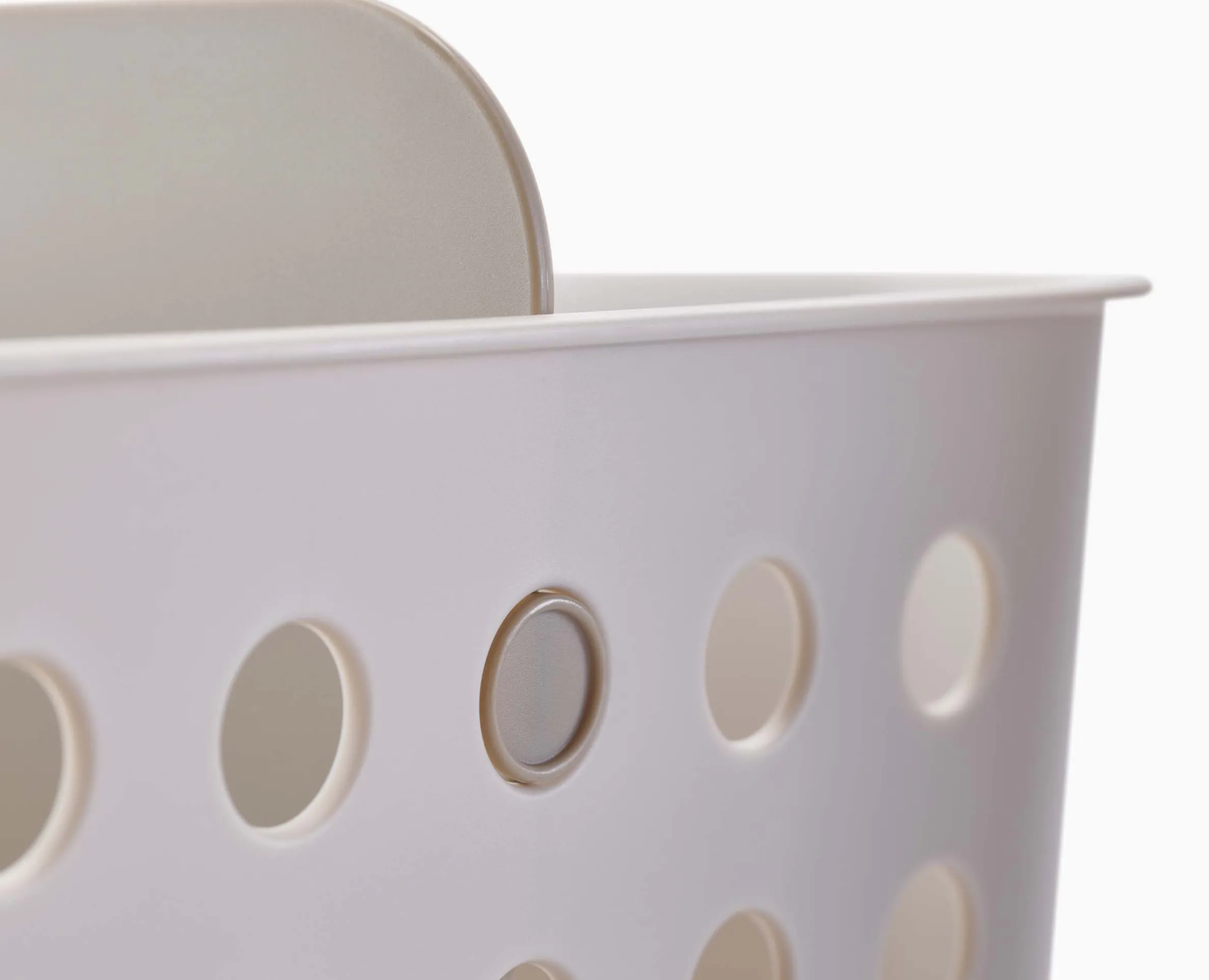 EasyStore™ Slimline Ecru Bathroom Storage Basket