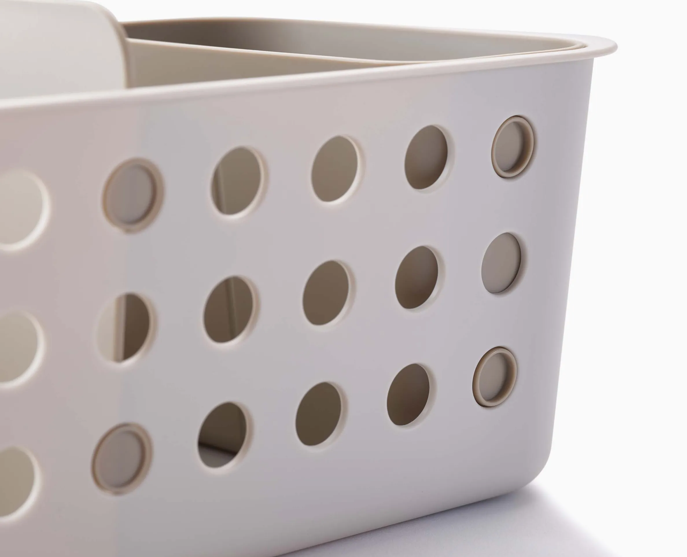 EasyStore™ Slimline Ecru Bathroom Storage Basket