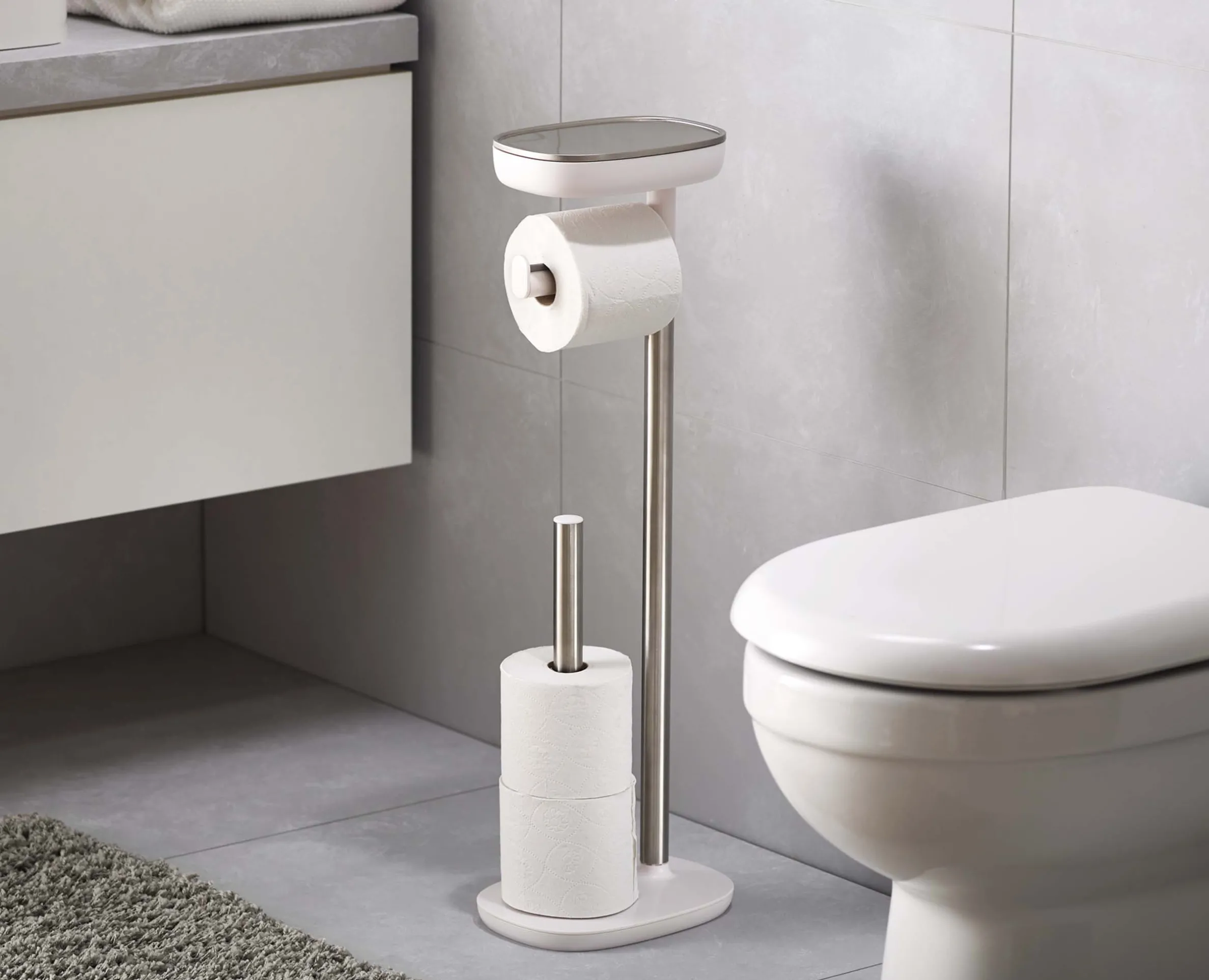 EasyStore™ Stainless-steel Toilet Roll Holder