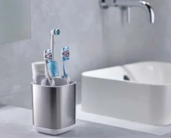 EasyStore™ Stainless-steel Toothbrush Holder