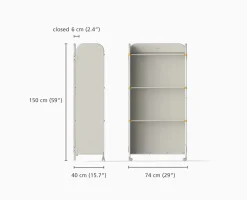 Eclipse™ 3-tier Ecru Clothes Drying Rack With Screen