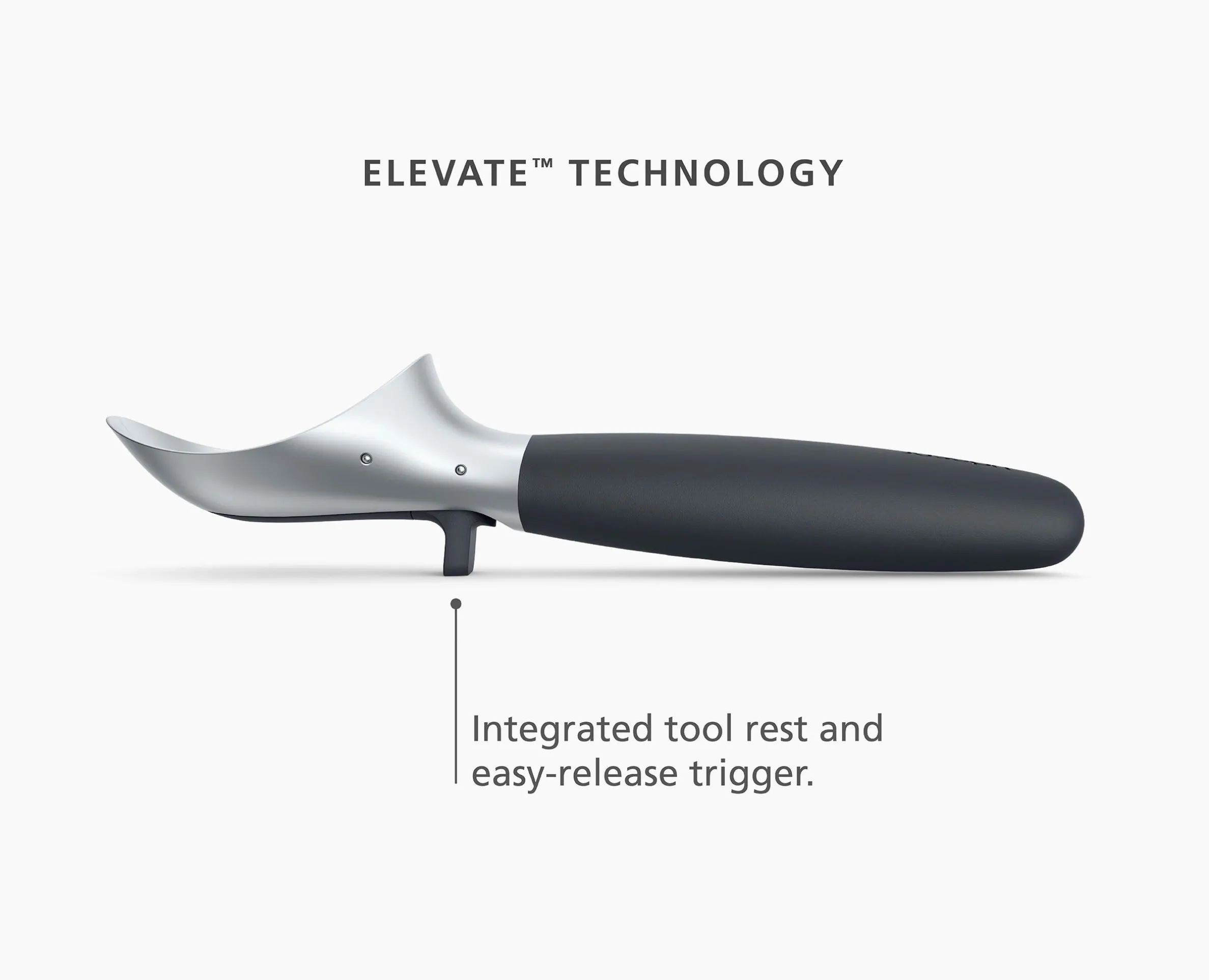 Elevate™ Gray Ice-cream Scoop