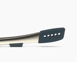 Elevate™ Gray Silicone Steel Tongs