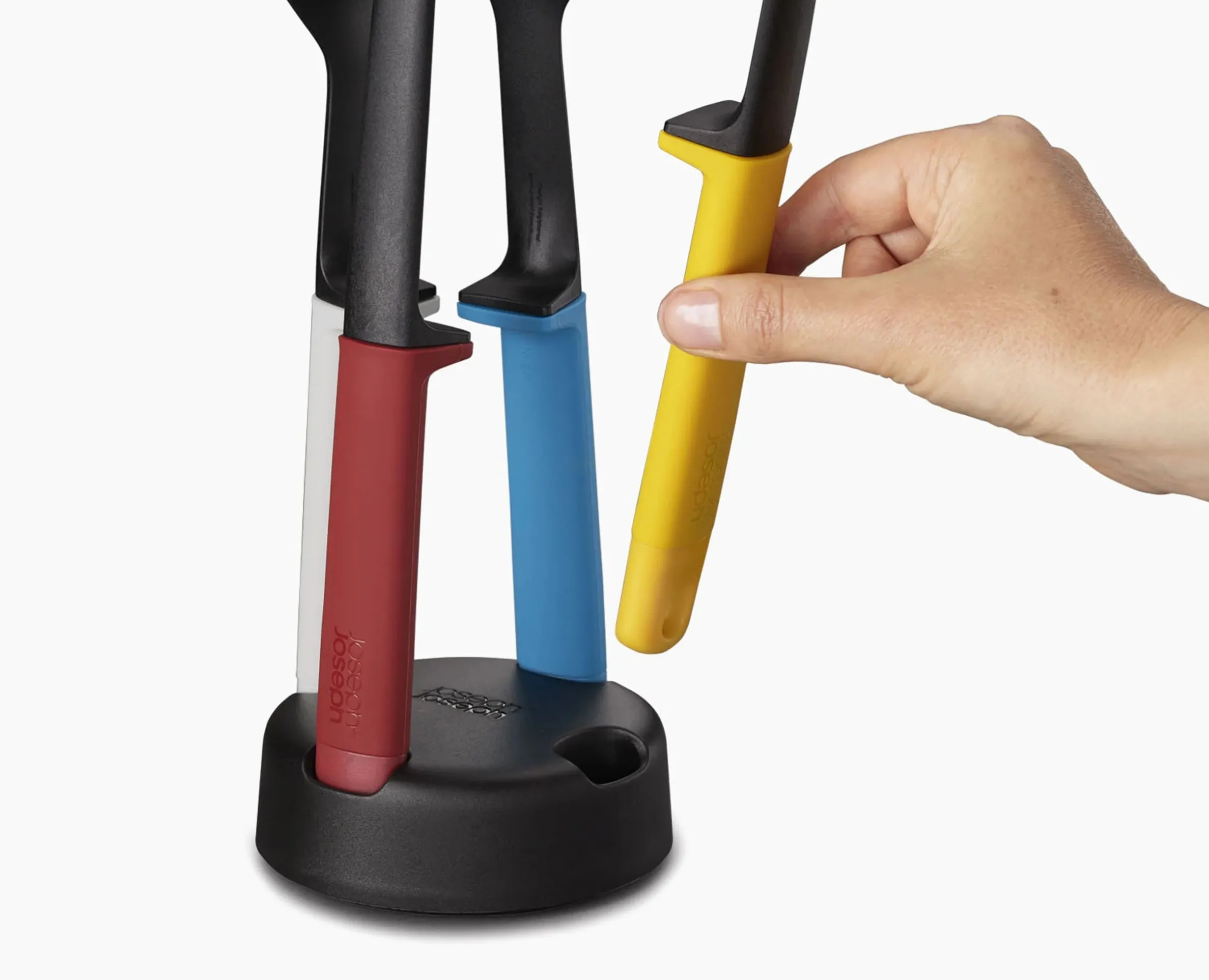 Elevate™ Slim 4-piece Multicolor Utensil Set with Storage Stand