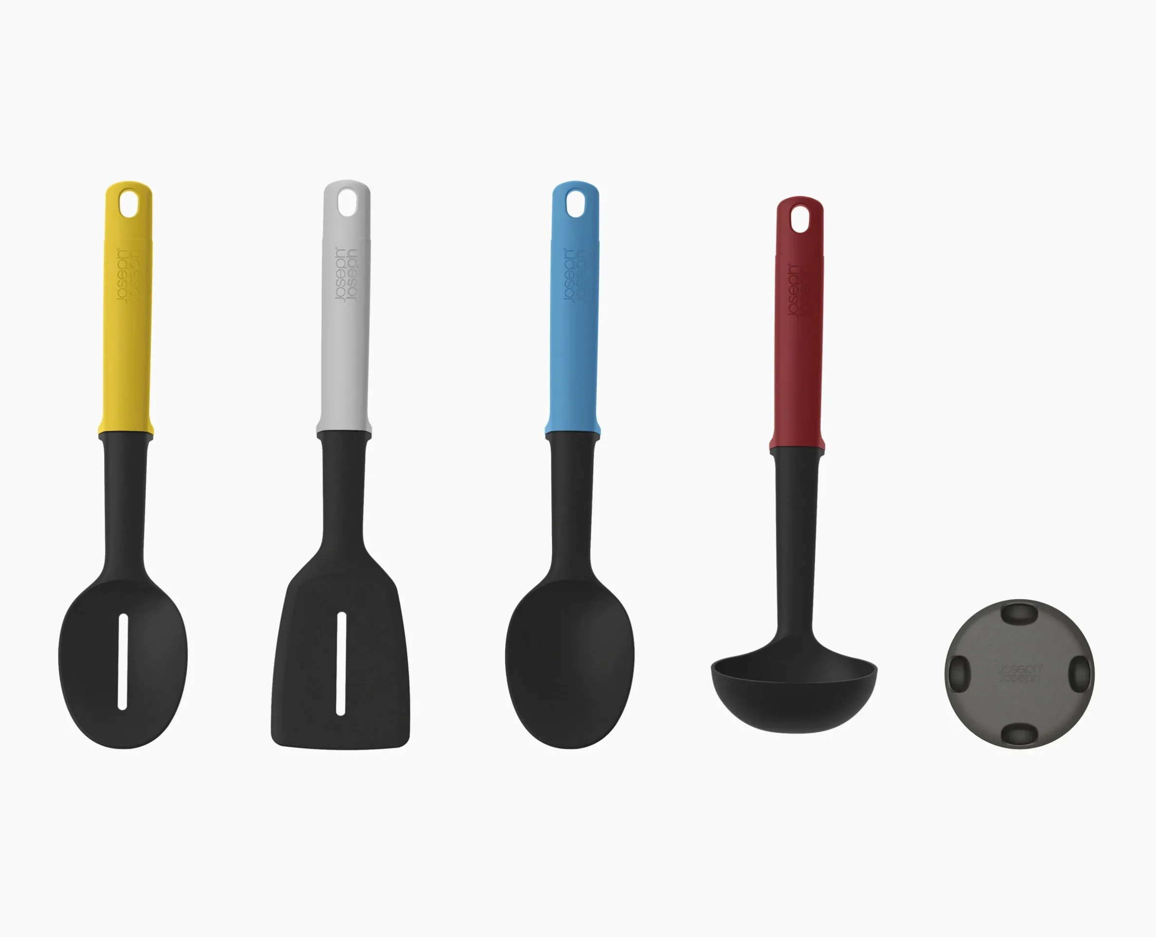 Elevate™ Slim 4-piece Multicolor Utensil Set with Storage Stand