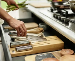 Elevate™ Steel Knife Set with In-drawer Bamboo Storage Tray