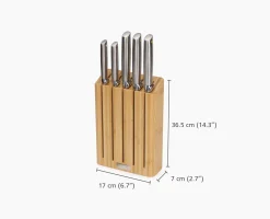 Elevate™ Steel Knives Bamboo 5-piece Set