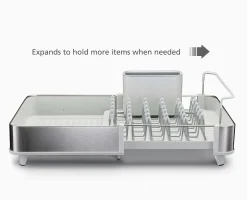Extend™ Steel Expandable Stone Dish Rack