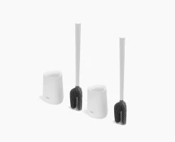 Flex™ 360 Lite Pack of 2 Matt White Toilet Brushes