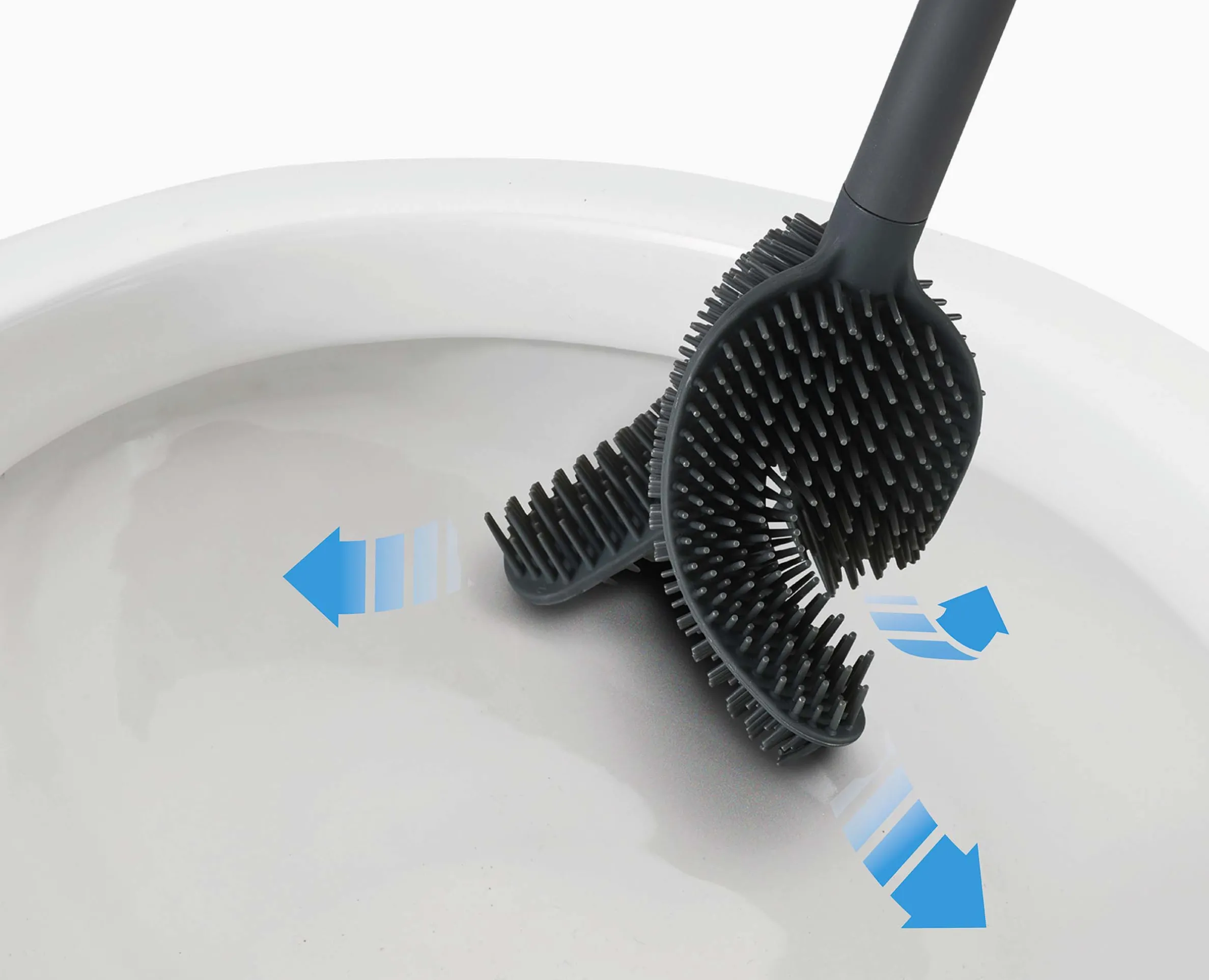 Flex™ 360 Luxe Toilet Brush with Stainless-steel Finish