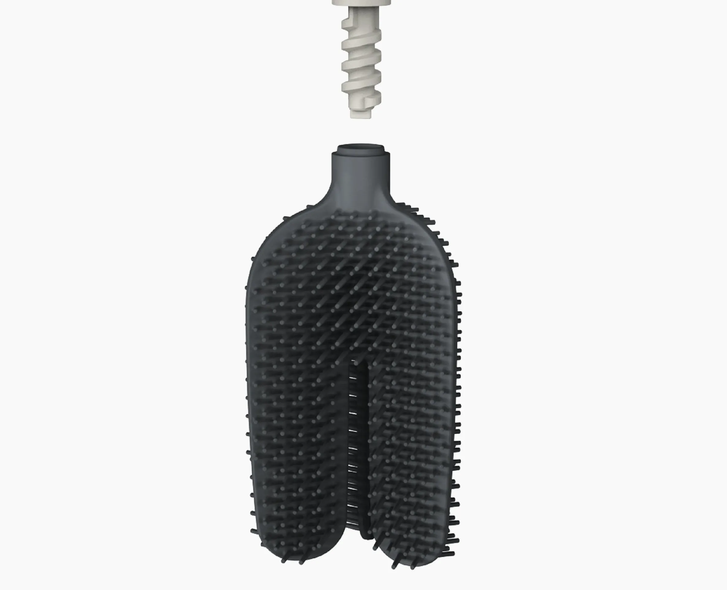 Flex™ 360 Luxe Toilet Brush with Stainless-steel Finish