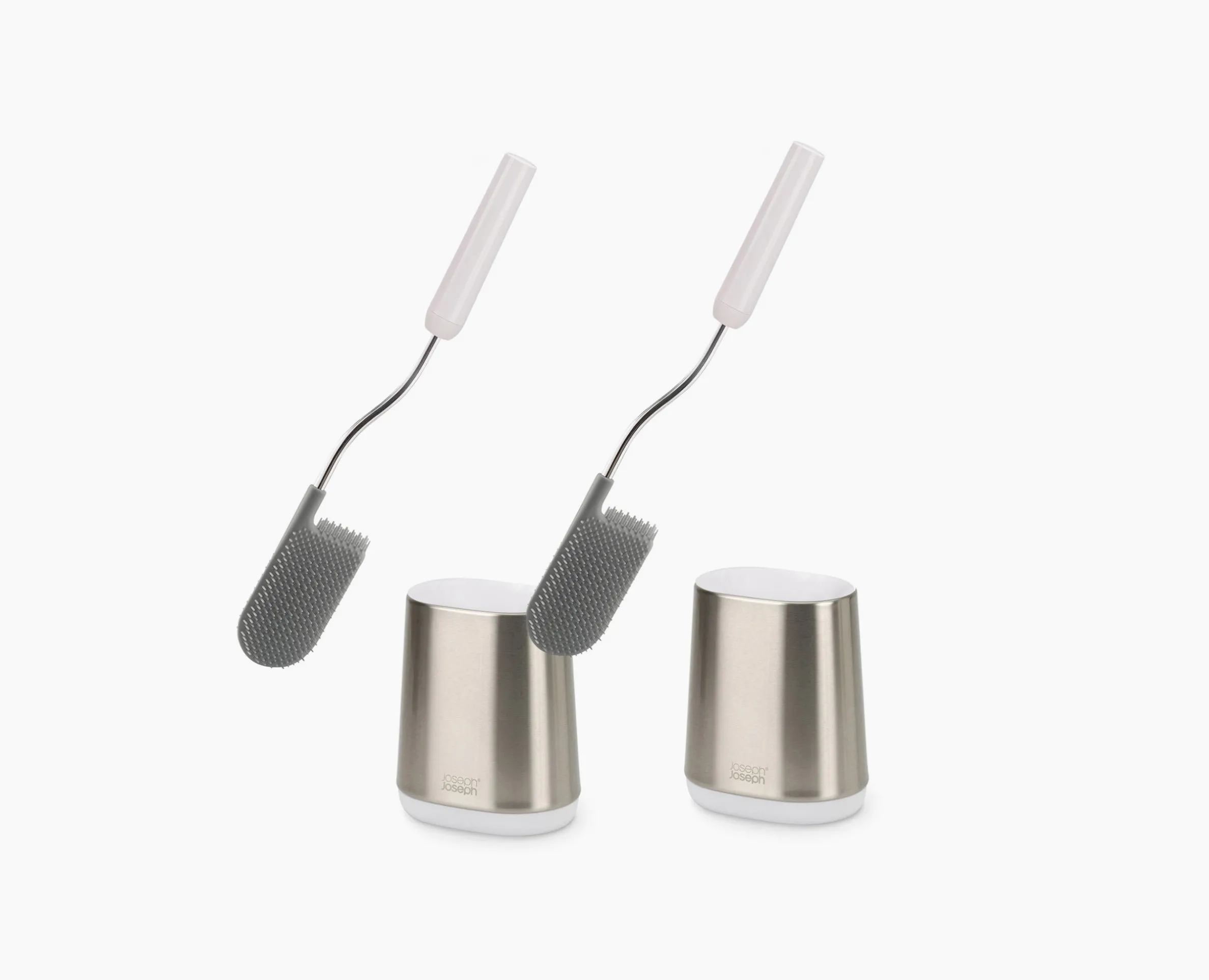 Flex™ Lite Pack of 2 Stainless-Steel Toilet Brushes