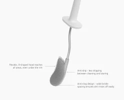 Flex™ Lite Pack of 2 Stainless-Steel Toilet Brushes