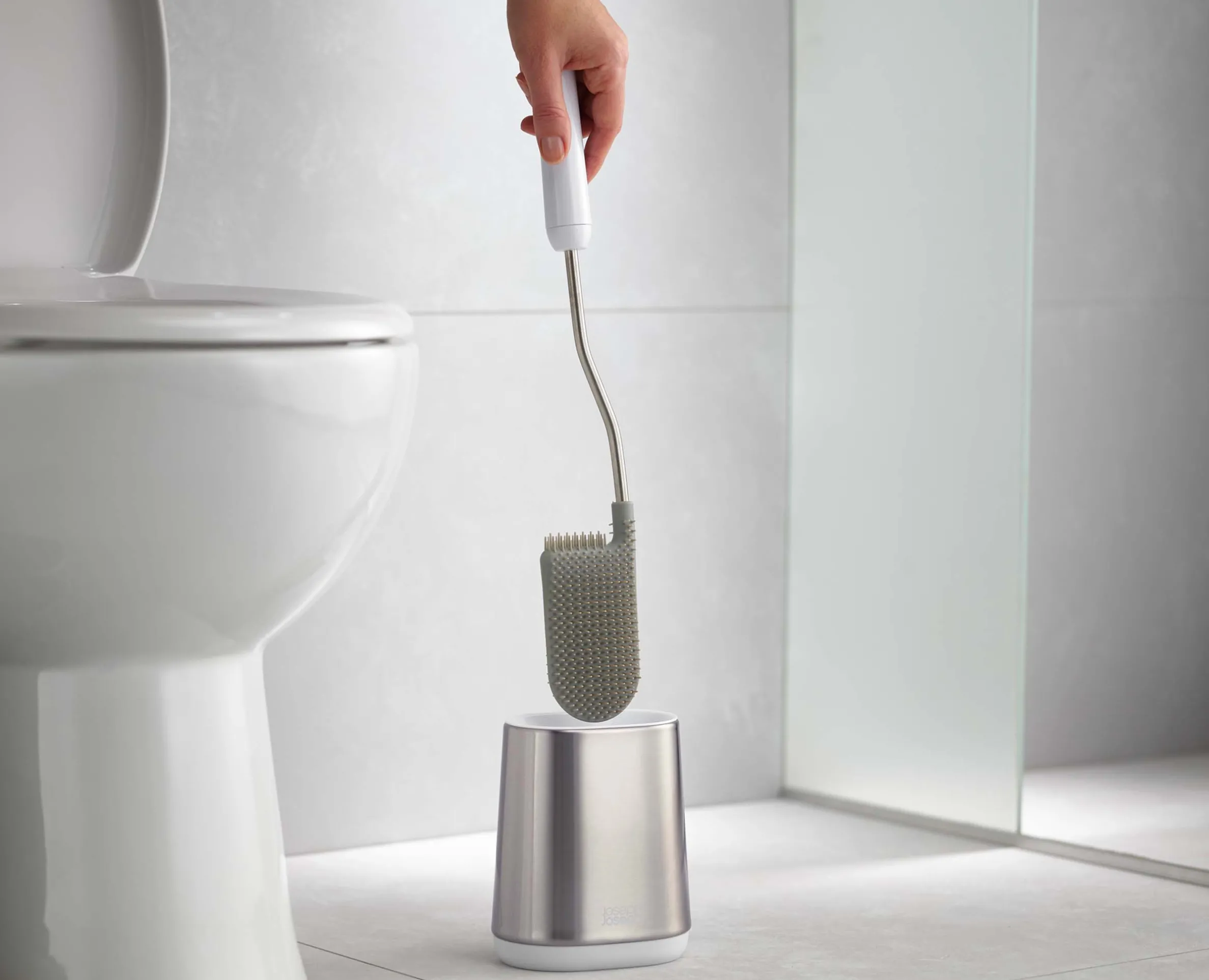 Flex™ Lite Stainless-steel Toilet Brush