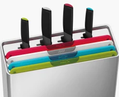 Folio™ Icon Plus 8-piece Multicolor Knife & Cutting Board Set