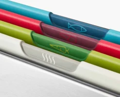 Folio™ Icon Steel 4-piece Multicolor Cutting Board Set