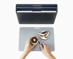 Folio™ 4-piece Gray Cutting Board Set Large