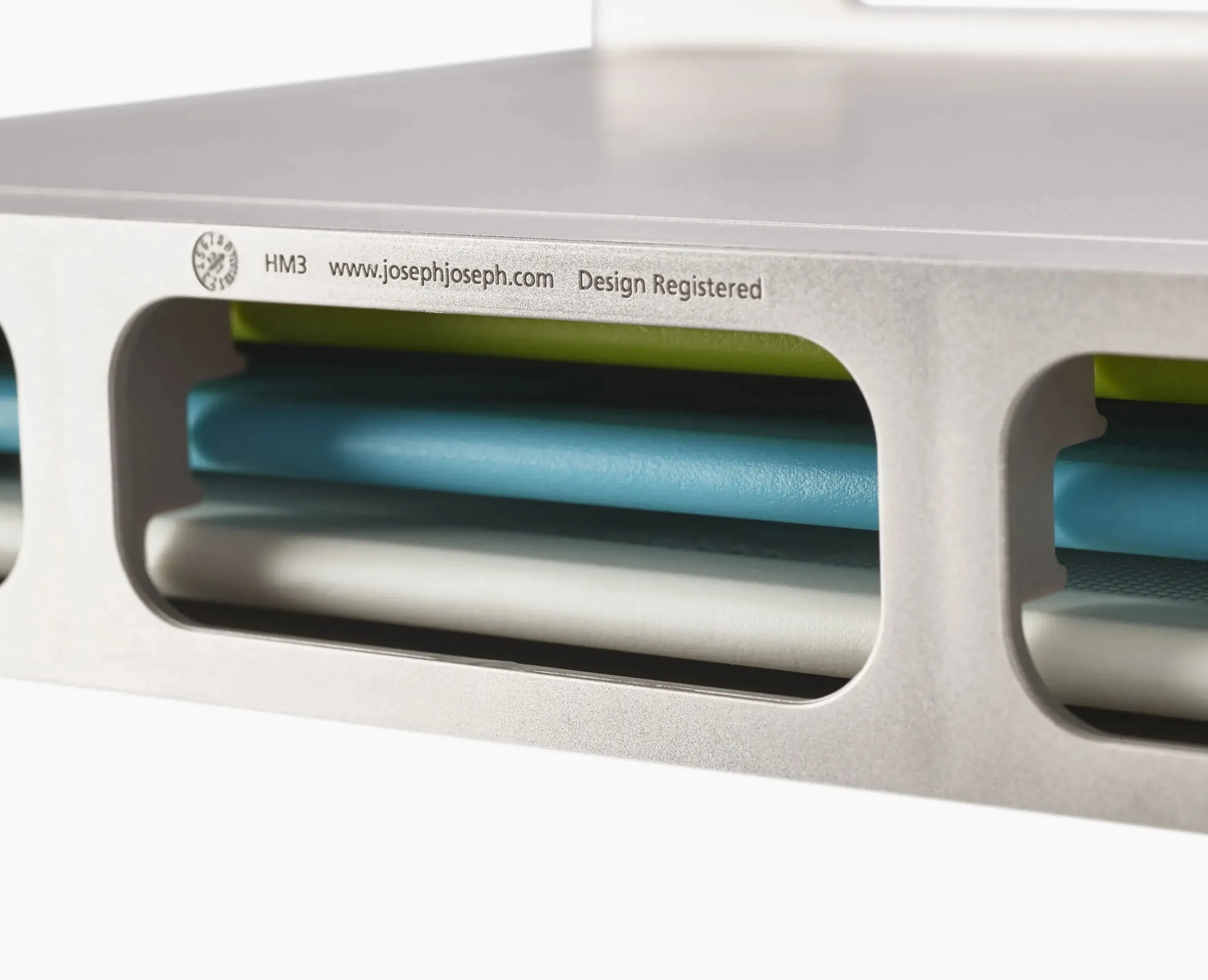 Folio™ Slim 3-piece Under-shelf Multicolor Cutting Board Set