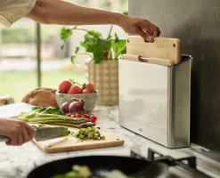 Folio™ Steel 3-Piece Bamboo Cutting Board Set With Stainless-Steel Case