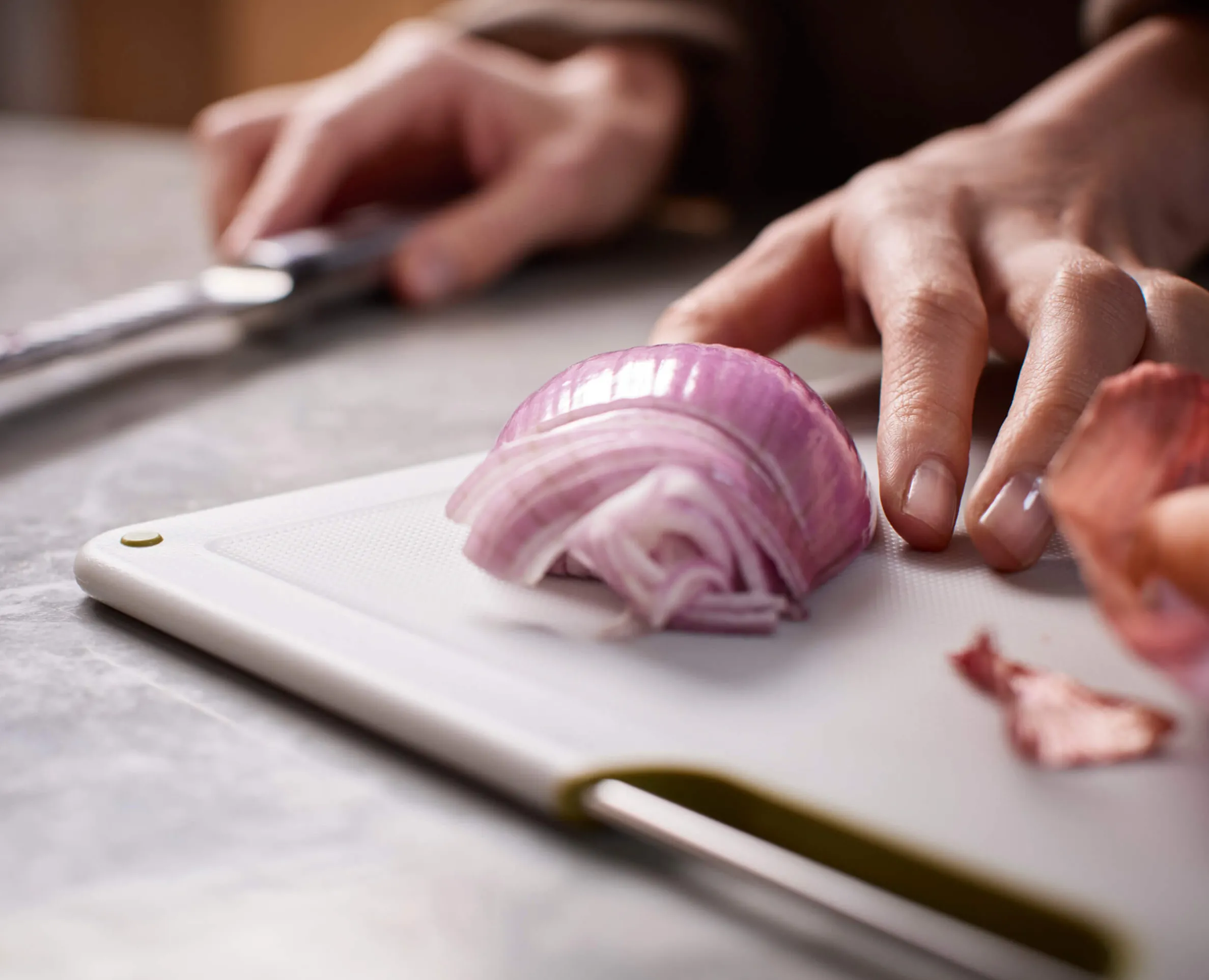 Folio™ Steel 4-piece Stone Cutting Board Set With Stainless-Steel Case